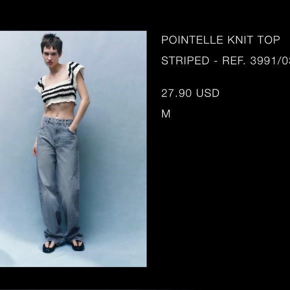 ✨ZARA Knit Top - Picture 4 of 4